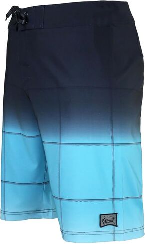 Mens Swim Trunks 22 Inch, Long Board Shorts Men's, Slim Fit, Stretch Material,No Liner, No Side Pockets in Saudi Arabia