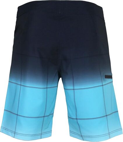 Mens Swim Trunks 22 Inch, Long Board Shorts Men's, Slim Fit, Stretch Material,No Liner, No Side Pockets in Saudi Arabia
