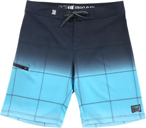 Mens Swim Trunks 22 Inch, Long Board Shorts Men's, Slim Fit, Stretch Material,No Liner, No Side Pockets in Saudi Arabia