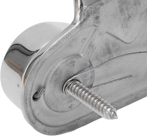 Yosoo Health Gear Boat Cam Cleat 2Pcs 316 الفولاذ المقاوم للصدأ Cam Cleat، Kayak Cam Cleat مع سلك حلقة رائدة Fairlead Cam Cleat للقارب، Cam Cleat لأحجام الحبل حتى 15 مم / 0.59 بوصة in Kuwait