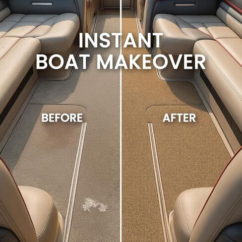 16oz Marine Carpet (Marble Grey - 6ft x 15ft) Durable Replacement with Rubber Backing. Made in The USA. in Saudi Arabia