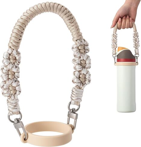 Water Bottle Handle Strap Compatible with Owala, Water Bottle Sling Carrier Holder with Strap for Owala Cup Accessories in Saudi Arabia