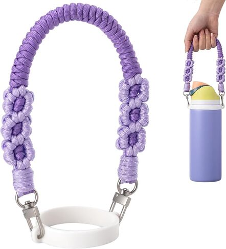 Water Bottle Handle Strap Compatible with Owala, Water Bottle Sling Carrier Holder with Strap for Owala Cup Accessories in Saudi Arabia