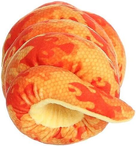 Aurora® Playful Snake Wrist Wranglers™ Fiery Inferno Snake™ Stuffed Animal - Vibrant Colors for an Eye-Catching Design - Perfect for Kids, Adults, and Any Reptile Enthusiasts in Saudi Arabia