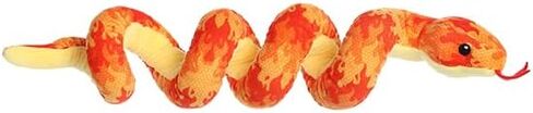 Aurora® Playful Snake Wrist Wranglers™ Fiery Inferno Snake™ Stuffed Animal - Vibrant Colors for an Eye-Catching Design - Perfect for Kids, Adults, and Any Reptile Enthusiasts in Saudi Arabia