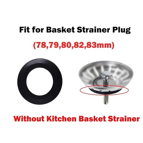 10 Pcs Rubber Sink Drain Seal Ring,O-Rings Gasket Seal for Kitchen Basket Strainer Plug Rubber Seal Gasket Rings Washer Bathroom Sink Drain Seal Rings (Outer Diameter:55mm, Inner Diameter:30-32mm) in Saudi Arabia