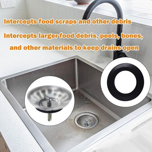 10 Pcs Rubber Sink Drain Seal Ring,O-Rings Gasket Seal for Kitchen Basket Strainer Plug Rubber Seal Gasket Rings Washer Bathroom Sink Drain Seal Rings (Outer Diameter:55mm, Inner Diameter:30-32mm) in Saudi Arabia