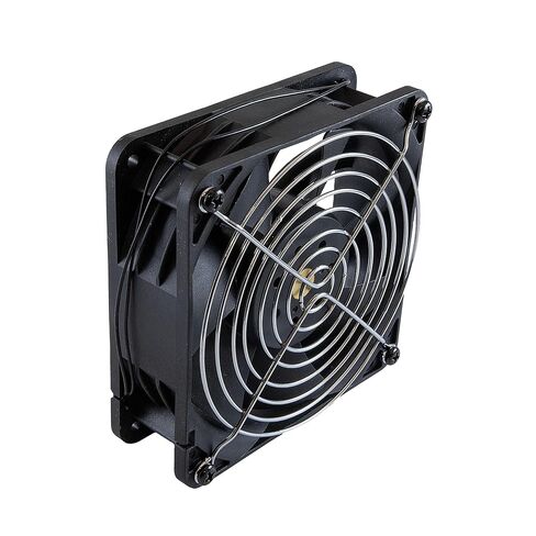NavePoint AC/EC Fan Unit 100–240V with Wire Leads, Single Top-Mount Cooling Fan, Quiet 42.3 dB-A, Energy-Efficient Motor for Server Racks & IT Equipment in Kuwait