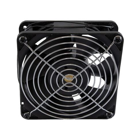 NavePoint AC/EC Fan Unit 100–240V with Wire Leads, Single Top-Mount Cooling Fan, Quiet 42.3 dB-A, Energy-Efficient Motor for Server Racks & IT Equipment in Kuwait