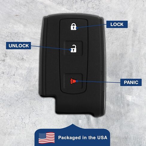 KeyGuardz Keyless Entry Remote Car Smart Key Fob Outer Shell Cover Soft Rubber Case for Toyota Prius MOZB31TG, MOZB31EG in Saudi Arabia