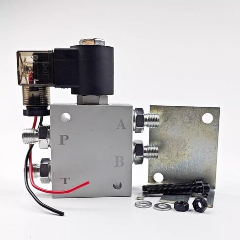 Four Holes 12V/24V Excavator Hydraulic Quick Coupler Solenoid Valve Coil Replacement for Equipment Attachment Control Valve Universal Fit (24V) in Saudi Arabia