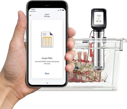 Breville PolyScience HydroPro Plus Sous Vide Immersion Circulator (CSV750PSS1BUC1) and Breville PolyScience Polycarbonate Tank, 18-Litre in Saudi Arabia