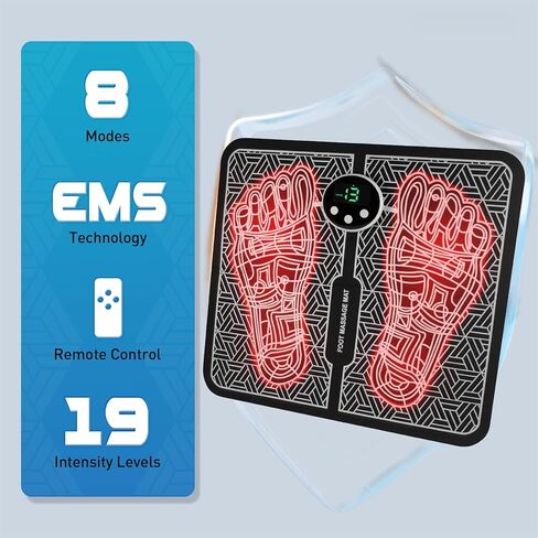 Phixnozar TENS & PMS، محفز العصب الإلكتروني عبر الجلد، تدليك القدم EMS لاسترخاء العضلات، شاشة عرض LCD in Saudi Arabia