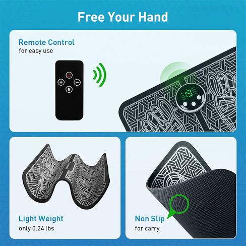 Phixnozar TENS & PMS، محفز العصب الإلكتروني عبر الجلد، تدليك القدم EMS لاسترخاء العضلات، شاشة عرض LCD in Saudi Arabia