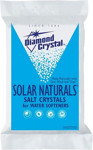 ملح منقي المياه ببلورات ملحية من الكريستال الشمسي من Diamond Crystal، 50 رطل (عبوة واحدة) متضمنة قماش بالجملة، بلورات ملح من المواد الطبيعية الشمسية لمنقي المياه in Saudi Arabia