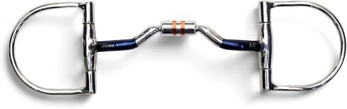 D-Ring Low Port Harmony Roller Sweet Iron Snaffle Bit in Saudi Arabia