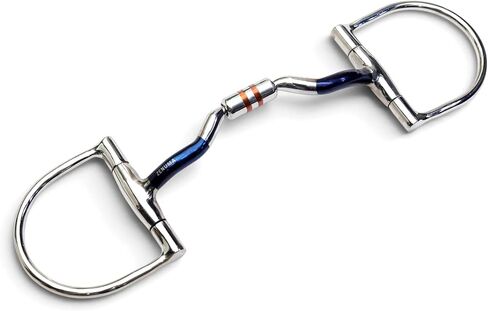 D-Ring Low Port Harmony Roller Sweet Iron Snaffle Bit in Saudi Arabia