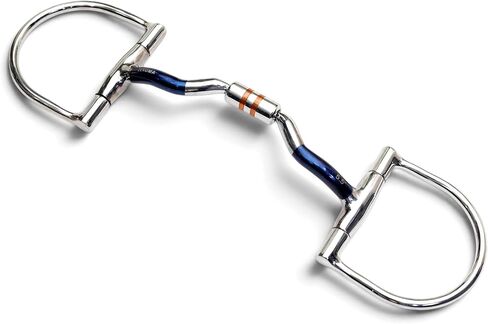 D-Ring Low Port Harmony Roller Sweet Iron Snaffle Bit in Saudi Arabia