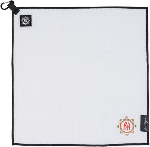 Ben Hogan Waffle Towel with Magnetic Tab (Black) in Saudi Arabia