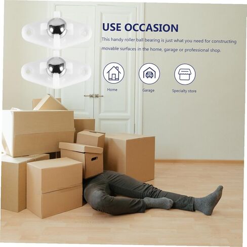 8pcs Vacuum W420 Steel Ball Transfer Casters Universal 360 Degree Rotation Replacement Mini Swivel Wheels for Furniture Trolleys and Industrial Equipment in Saudi Arabia