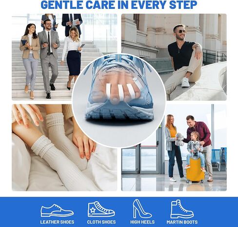 40PCS Premium Foam Toe Separators & Toe Cushions, Soft Foam Toe Spacers for Overlapping Toes, Individual Toe Separators, Between Toes Cushion Pads for Women and Men, Toe Dividers, Foot Care in Saudi Arabia