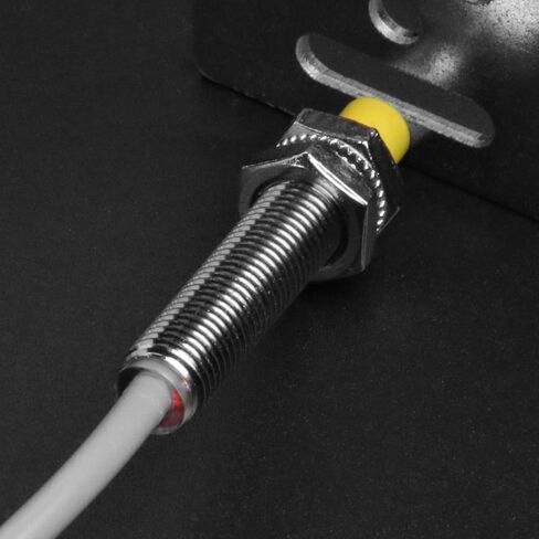 مفتاح مستشعر القرب الحثي 4 مم من Heschen، HS-M8-Ni4-AN6، غير مضمن، نوع أسطواني، DC10-30V 200mA، NPN NO (مفتوح عادة)، 3 أسلاك، CE، أصفر in Saudi Arabia