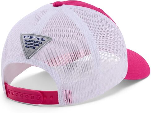 Columbia Women's PFG Mesh Ball Cap, Guava Pink/Tiki Pink/Flamingo, One Size in Saudi Arabia