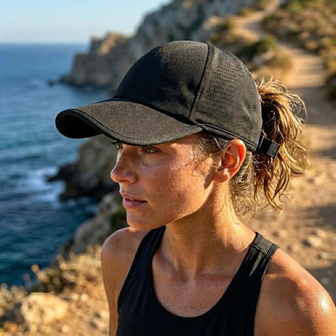 HH HOFNEN Quick Dry Hat Unstructured Athletic Baseball Cap Lightweight Running & Golf Cap for Women Men in Saudi Arabia