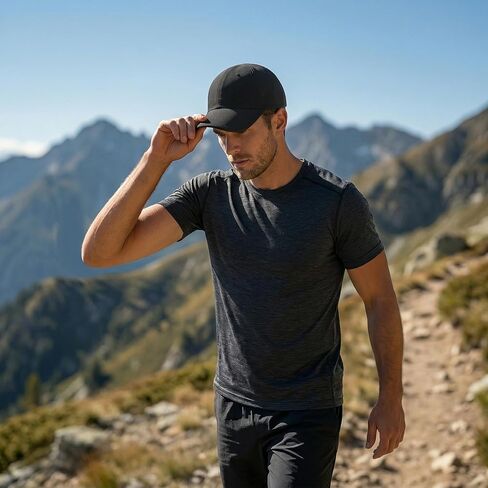 HH HOFNEN Quick Dry Hat Unstructured Athletic Baseball Cap Lightweight Running & Golf Cap for Women Men in Saudi Arabia