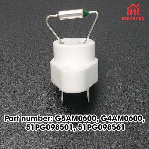 2Pcs G5AM0600 Thermal Fuse Limit Switch, 167C 120V 15A, Replaces 51PG098501, 51PG098561, G4AM0600 Fuse, Automatic Operation for Furnace, Push Button (White Color) in Saudi Arabia
