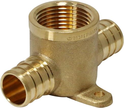 XFITTING Barb Crimp Pex 1 inch x 1 inch x 1 inch Female NPT Tee, Pex Female NPT Tee, 26-2-7=2XX, 2 Pieces in Saudi Arabia