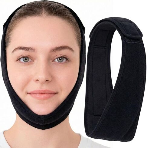 Vive Jaw Ice Pack Wrap for Face & Oral Surgery - Wisdom Teeth Ice Head Mask - Hot & Cold, Reusable, Iced Icepack for Face - Tooth Pain, Extraction - Tonsillectomy Recovery, Relief for Injuries in Saudi Arabia