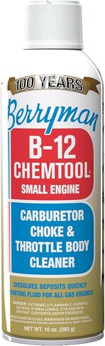 B-12 Berryman Products Chemtool Carburator، منظف الجسم الخانق والخانق، 10 أونصة (عبوة من 12 قطعة) (0110-12PK) in Kuwait