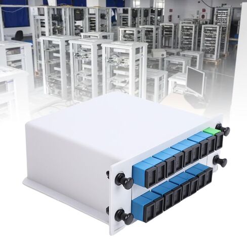 Eujgoov 1x16 SC UPC كاسيت بطاقة التوصيل في PLC وحدة الفاصل 1x16 ميناء الألياف مقسم بصري لمشاريع الكابلات المنزلية in Kuwait