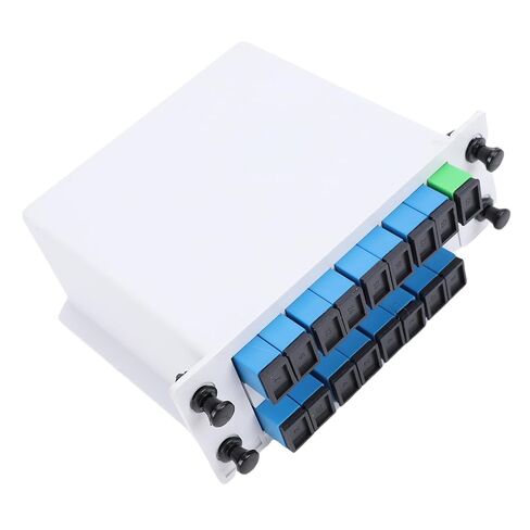 Eujgoov 1x16 SC UPC كاسيت بطاقة التوصيل في PLC وحدة الفاصل 1x16 ميناء الألياف مقسم بصري لمشاريع الكابلات المنزلية in Kuwait