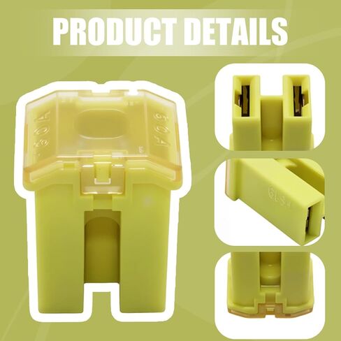 60 Amp Fuse Compatible with Ford Toyota L-e-x-u-s Chrysler Subaru Nissan Infiniti 1998-Present Replace for 927-1060 9271060 82211FC160 XR8Z-14526-AA XR8Z14526AA 90982-08304 9098208304,2Pcs in Saudi Arabia