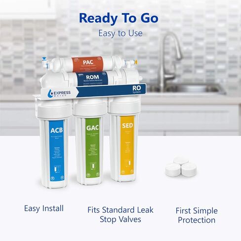 EXPRESS WATER Replacement Pads for Leak Stop Valve for Reverse Osmosis and Under Sink Water Filtration System – Replacement Discs for Automatic Shut-Off Tool for Filter in Saudi Arabia