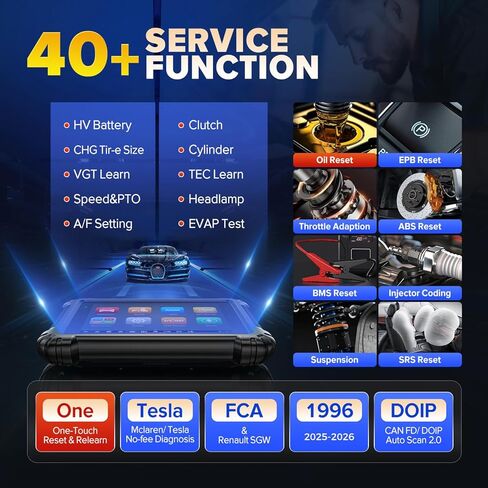Autel MaxiSYS MS909, 2025 مثل MS Ultra MS919 Ultra Lite، خريطة الطوبولوجيا 2.0، ترميز برمجة ECU، إصلاح Motor TruSpeed، 40+ خدمة، 3000+ اختبار نشط، المسح التلقائي 2.0، CAN FD & DOIP، FCA SGW in Kuwait