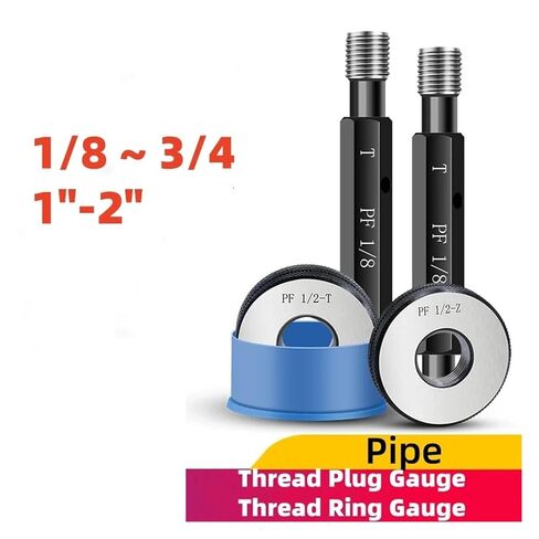 PF Thread Plug Gauge and Thread Ring Gauge Set - Precision Measurement Tool for Accurate Thread Inspection,1pcs(Head Gauge PF 3/8) in Saudi Arabia