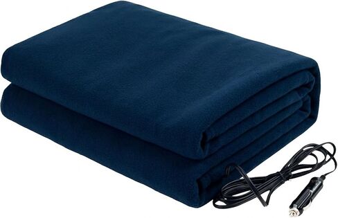 Stalwart Heated Blanket - Ultra Soft Fleece Throw Powered by 12V Auxiliary Power Outlet for Travel or Camping - Winter Car Accessories (Multi Camo) in Saudi Arabia