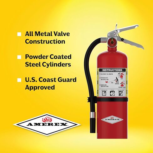 Amerex B402T 5lb ABC Dry Chemical Fire Extinguisher, with Vehicle Bracket in Saudi Arabia