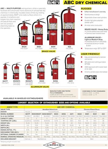 Amerex B402T 5lb ABC Dry Chemical Fire Extinguisher, with Vehicle Bracket in Saudi Arabia