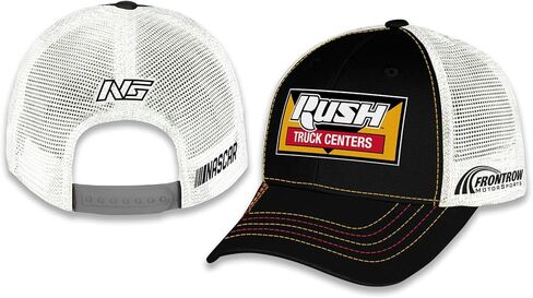 علم متقلب Sports Noah Gragson # 4 NASCAR 2025 الراعي الشبكي Snapback قبعة سوداء in Saudi Arabia