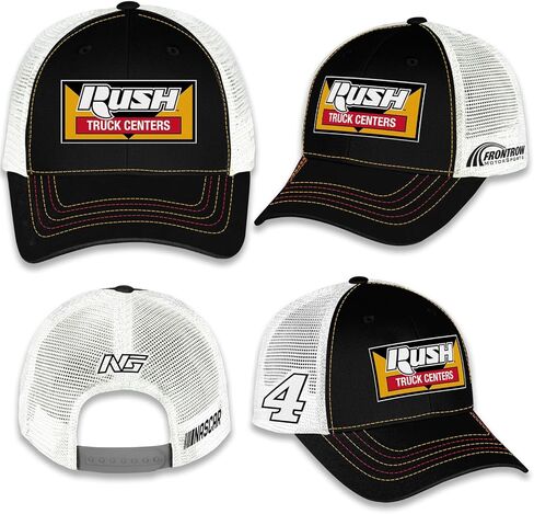 علم متقلب Sports Noah Gragson # 4 NASCAR 2025 الراعي الشبكي Snapback قبعة سوداء in Saudi Arabia