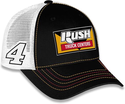 علم متقلب Sports Noah Gragson # 4 NASCAR 2025 الراعي الشبكي Snapback قبعة سوداء in Saudi Arabia