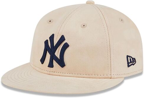 قبعة New Era NY New York Yankees 9FIFTY Stone Suede Retro Crown Snapback، قبعة قابلة للتعديل in Saudi Arabia