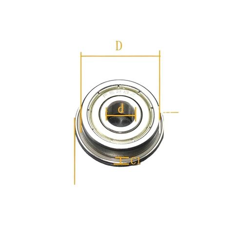 10PCS F603ZZ F606ZZ F609ZZ Deep Groove Ball Bearings(F605ZZ 5x14x5mm) in Saudi Arabia