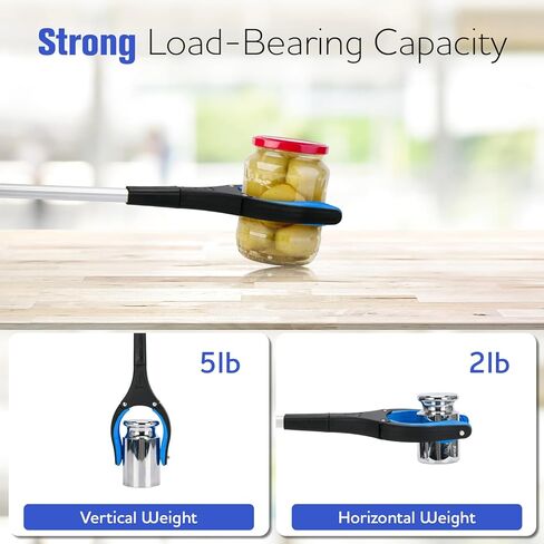 6 عبوات من أداة Grabber Reacher القابلة للطي مقاس 32 بوصة، أداة التقاط Reacher Grabber مع فك عريض 4 بوصة ورأس دوار 360 درجة، أدوات الإمساك لكبار السن في الهواء الطلق وداخل المنزل (أزرق) in Saudi Arabia
