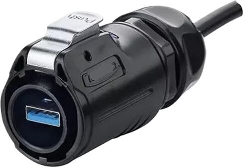 U 3.0 A-type circular connector male waterproof outdoor IP67 with 20 cable in Saudi Arabia