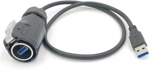 U 3.0 A-type circular connector male waterproof outdoor IP67 with 20 cable in Saudi Arabia